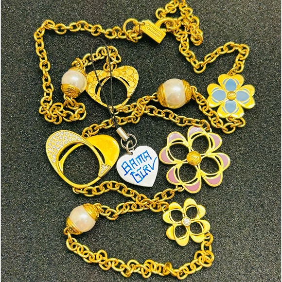 Coach Jewelry Vintage Coach Charm Necklace Poshmark